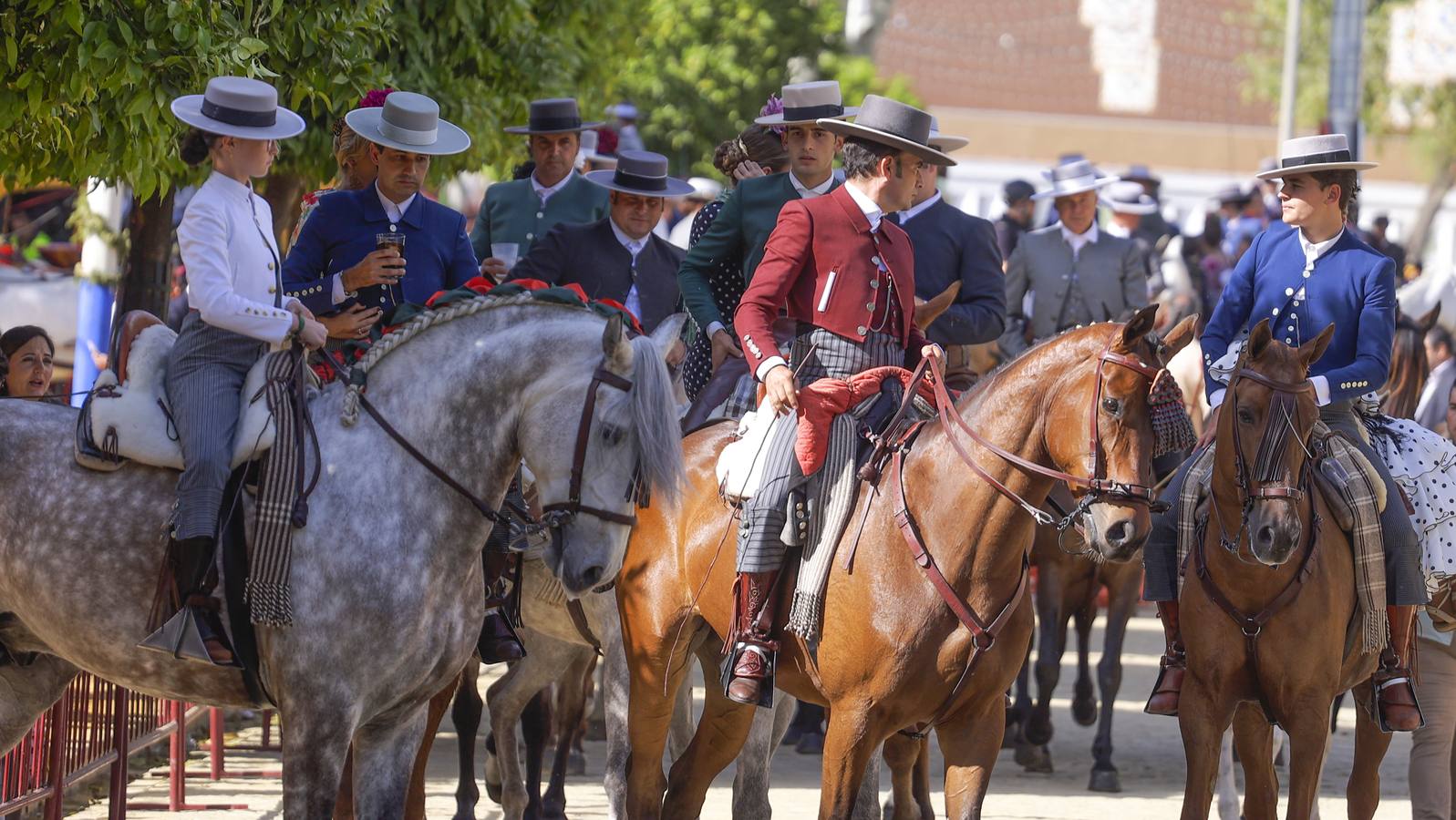 Ambiente en el real durante el miércoles de la Feria de Abril 2024