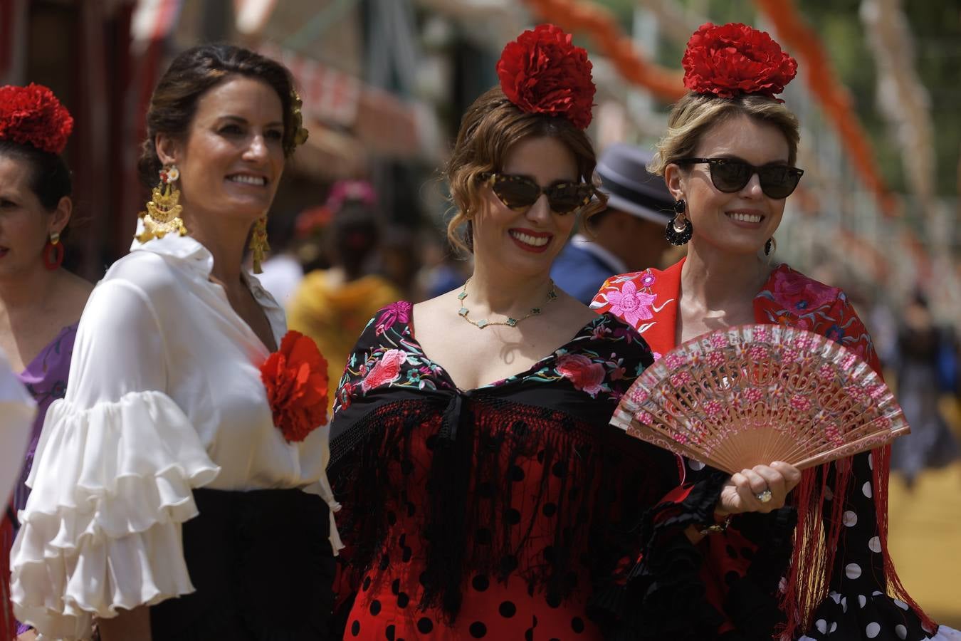 Ambiente en el real durante el miércoles de la Feria de Abril 2024