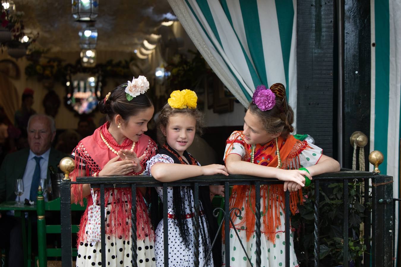 Ambiente en el real durante el miércoles de la Feria de Abril 2024