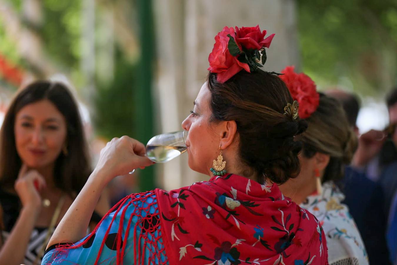 Ambiente en el real durante el miércoles de la Feria de Abril 2024