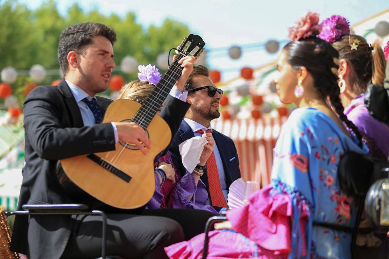Ambiente en el real durante el miércoles de la Feria de Abril 2024