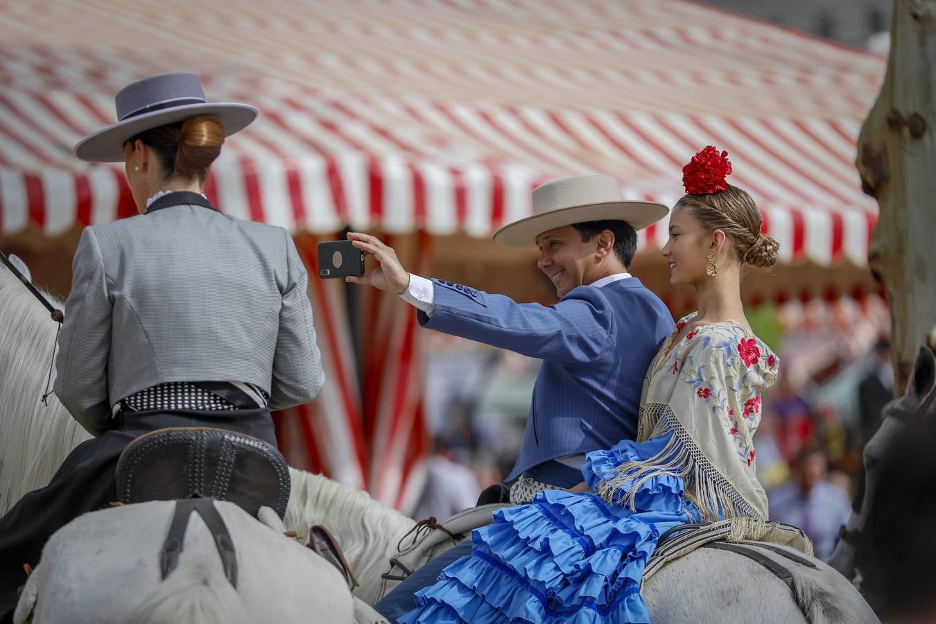 Ambiente en el real durante el miércoles de la Feria de Abril 2024