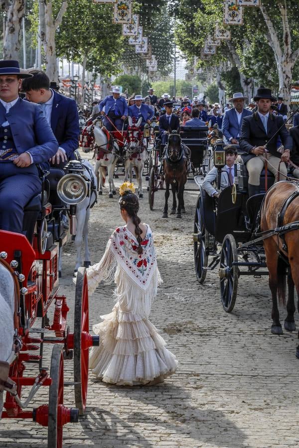Ambiente en el real durante el miércoles de la Feria de Abril 2024