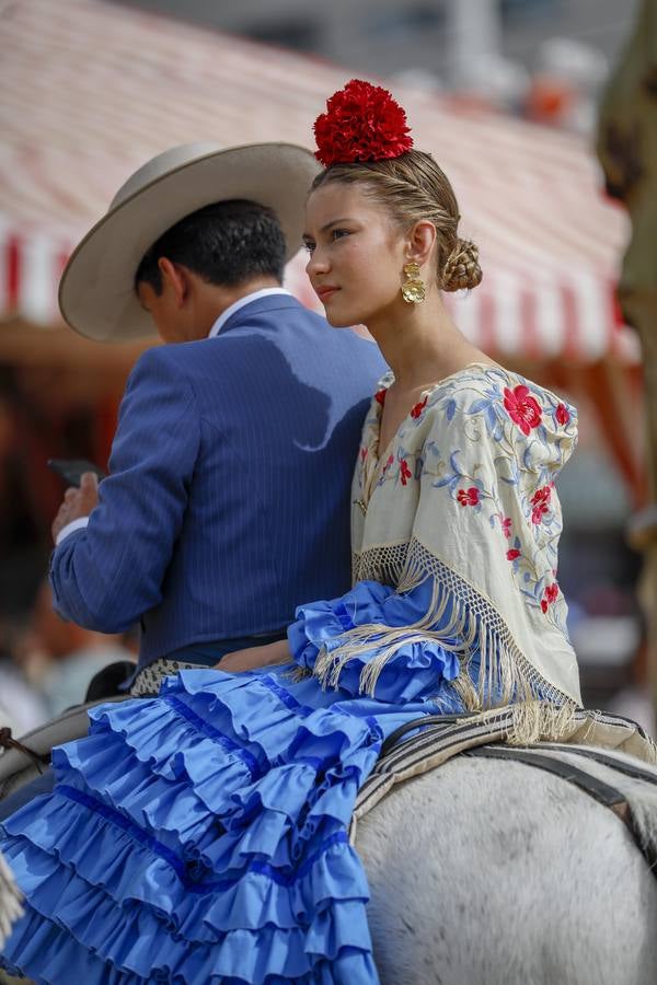 Ambiente en el real durante el miércoles de la Feria de Abril 2024