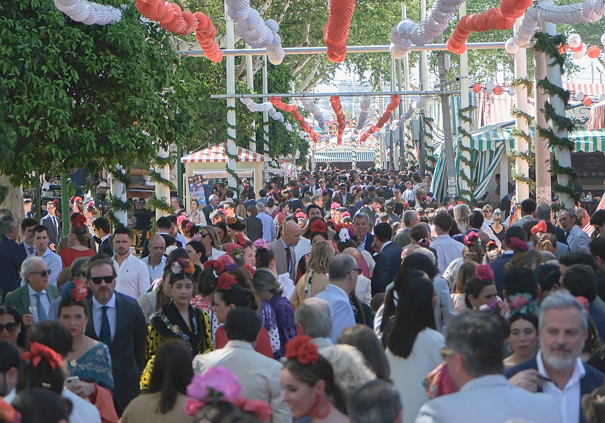 Ambiente en la Feria de Abril