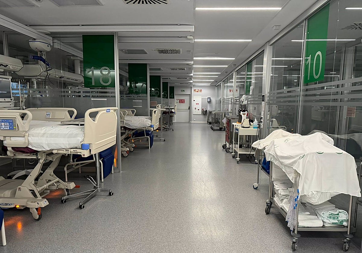 Así luce la UCI del antiguo hospital militar