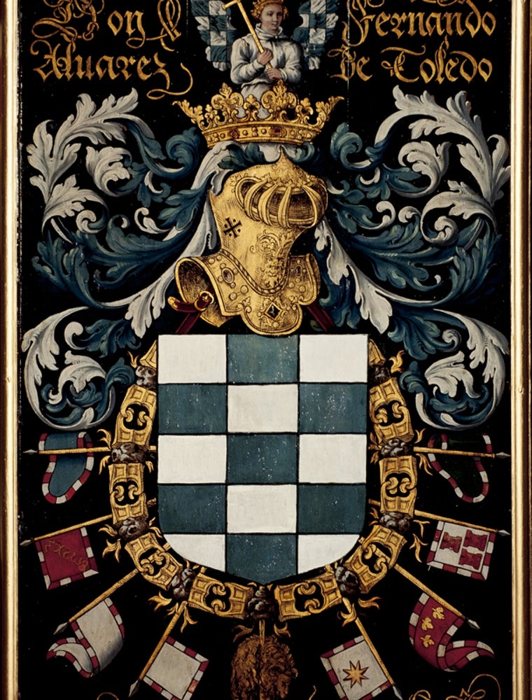 Escudo de armas de don Fernando Álvarez de Toledo, III duque de Alba. Wikimedia Commons