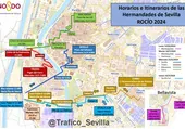Cortes de tráfico en Sevilla por la salida de las hermandades del Rocío 2024: estos son los horarios