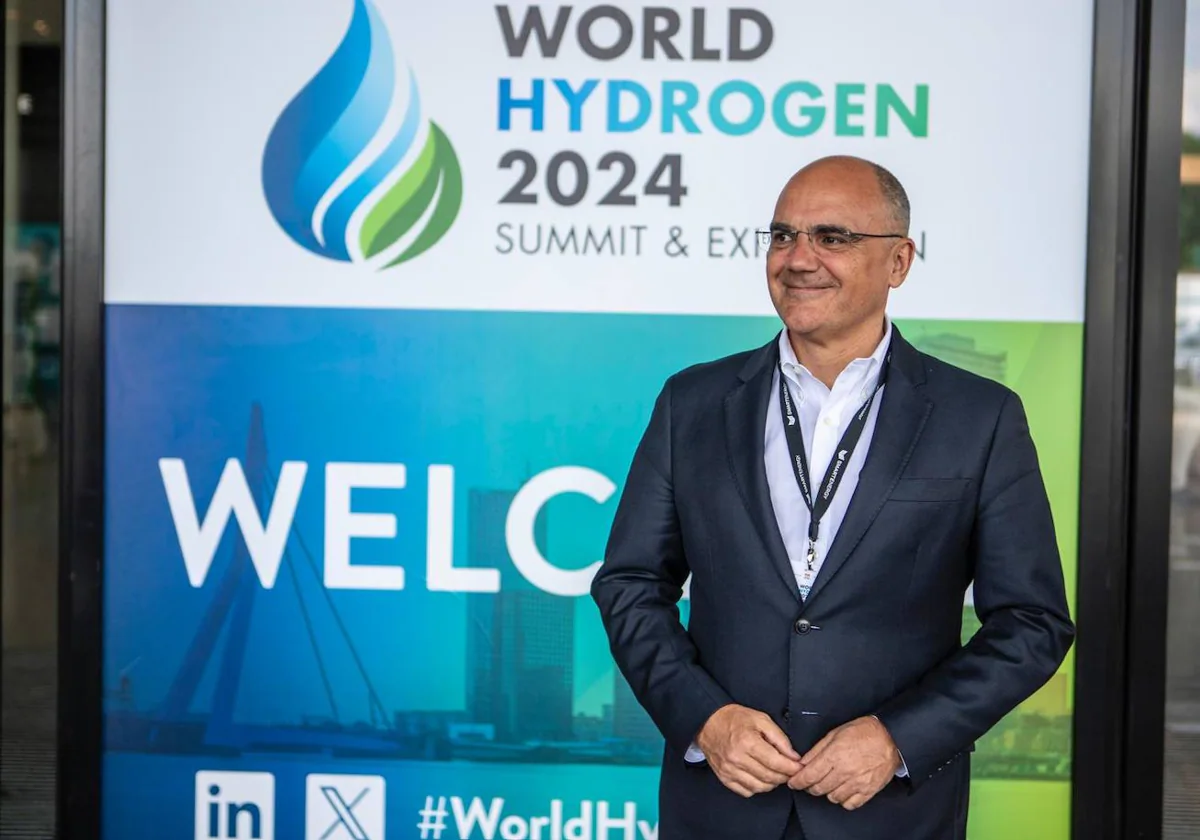 Carlos Barrasa, director Comercial y de Energías Limpias de Cepsa, en el Congreso Mundial de Hidrógeno que acaba de celebrarse en Róterdam