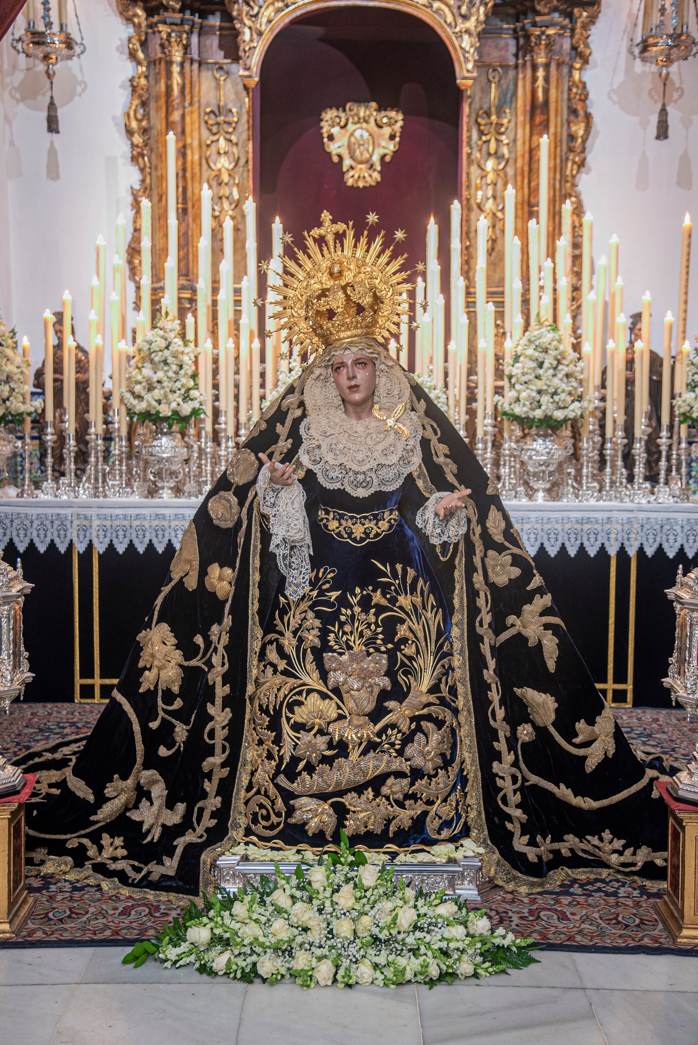 La Virgen del Mayor Dolor en su Soledad de la Carretería