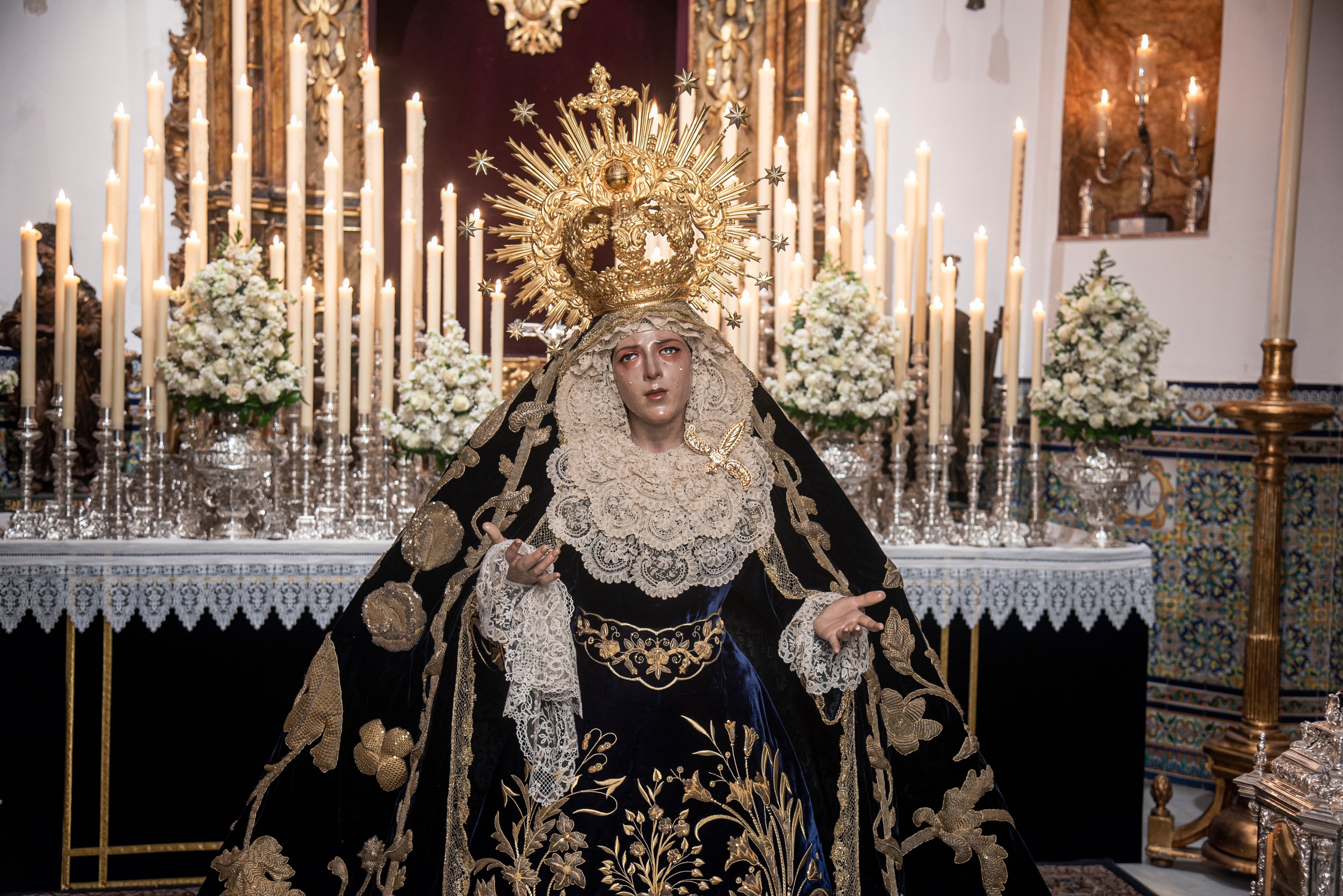 La Virgen del Mayor Dolor en su Soledad de la Carretería