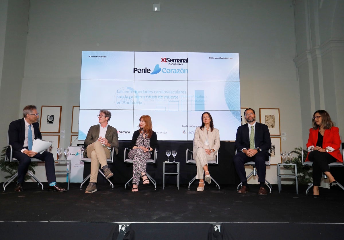 Jesús Álvarez, Juan José Gómez Doblas, Lola Mesa, Mar Martínez Quesada, Jesús Romero y Pepa Castillo