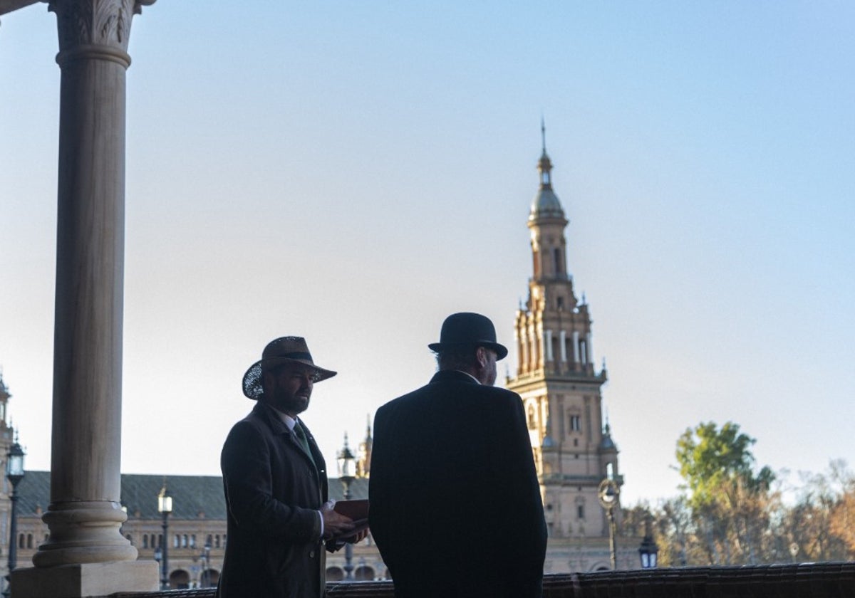 Fotograma del documental 'El Duende de Sevilla pasa por la Exposición Iberoamericana'