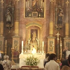 Misa en San Bartolomé por la festividad del Corpus