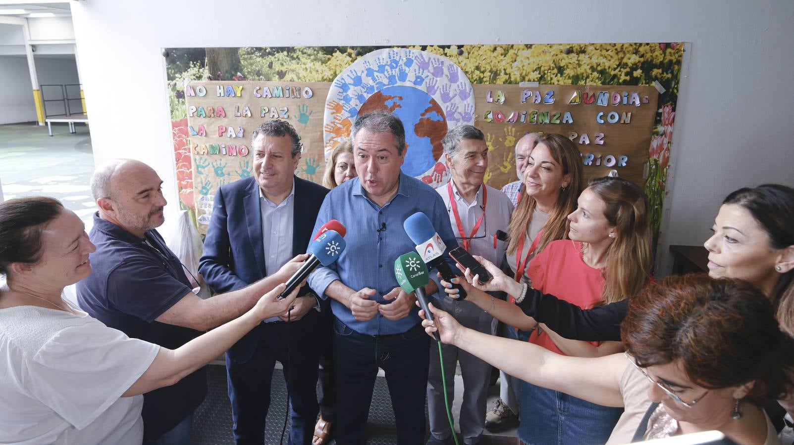 Ambiente tranquilo durante esta jornada electoral en Sevilla
