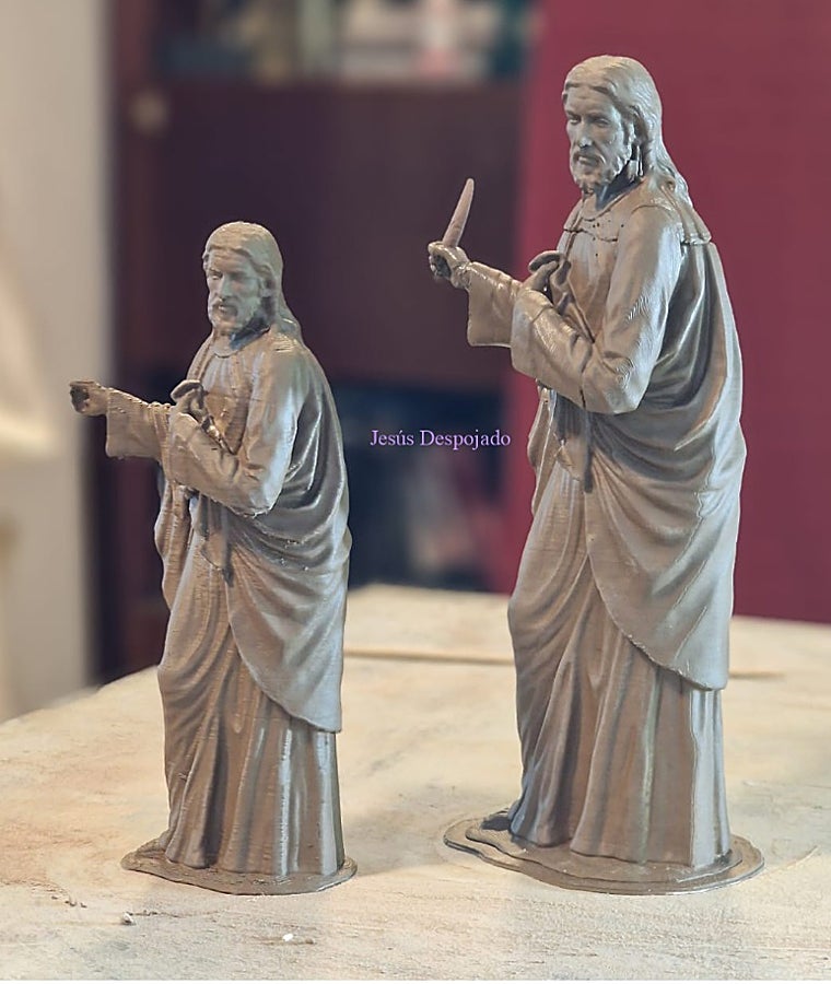 Boceto de la imagen de San Bartolomé