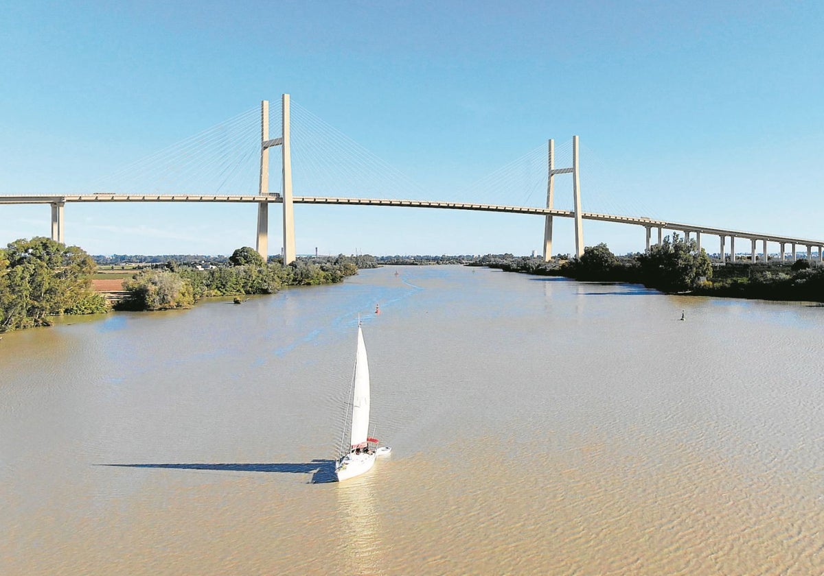 Reconstrucción virutal sobre el aspecto que tendrá el futuro puente entre Dos Hemanas y Coria del Río