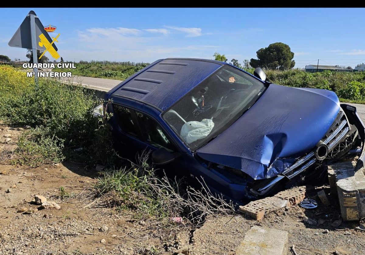 Estado en el que quedó el coche