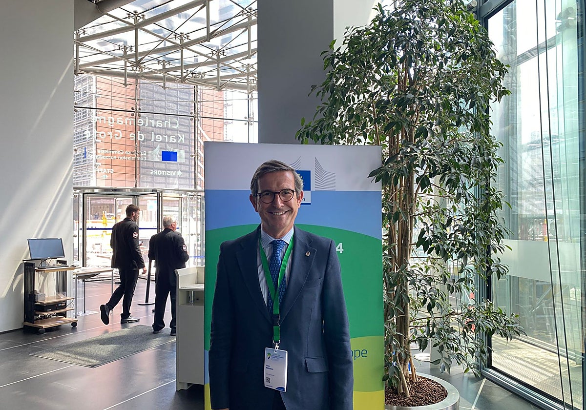 Jorge Paradela, entes de su intervención en la Semana Europea de la Energía Sostenible