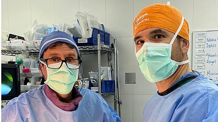 Javier Pascual y Francesc Soriano, de Podólogos Sin Fronteras (PSF)