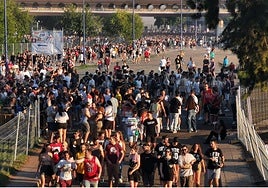 Más de 60.000 personas hacen de la previa del concierto de SFDK una gran fiesta