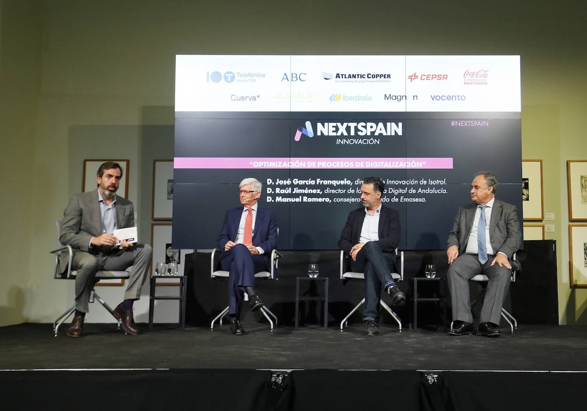 José García, Raúl Jiménez y Manuel Romero en Next Spain