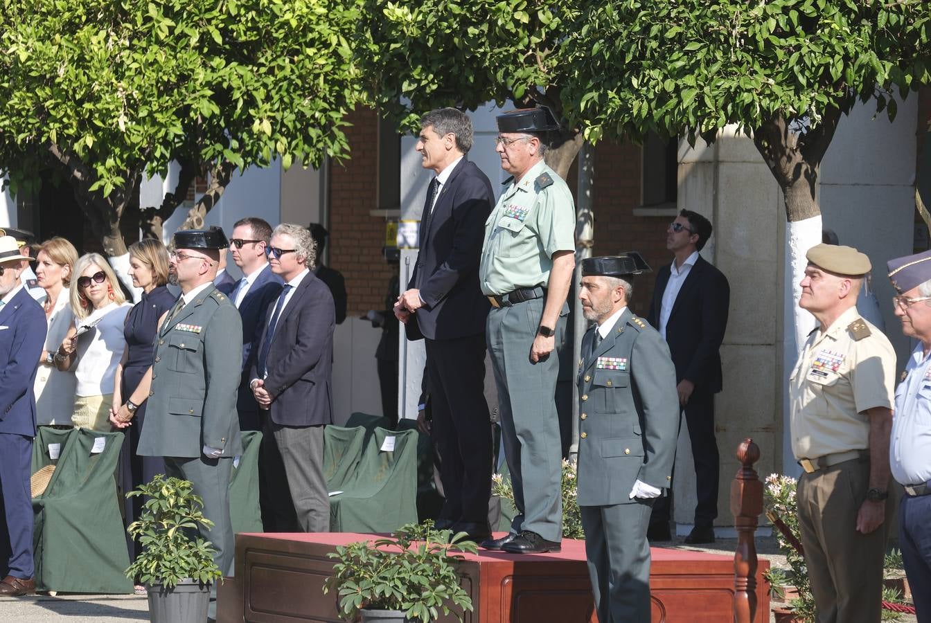 Toma de posesión del nuevo coronel jefe de la Guardia Civil