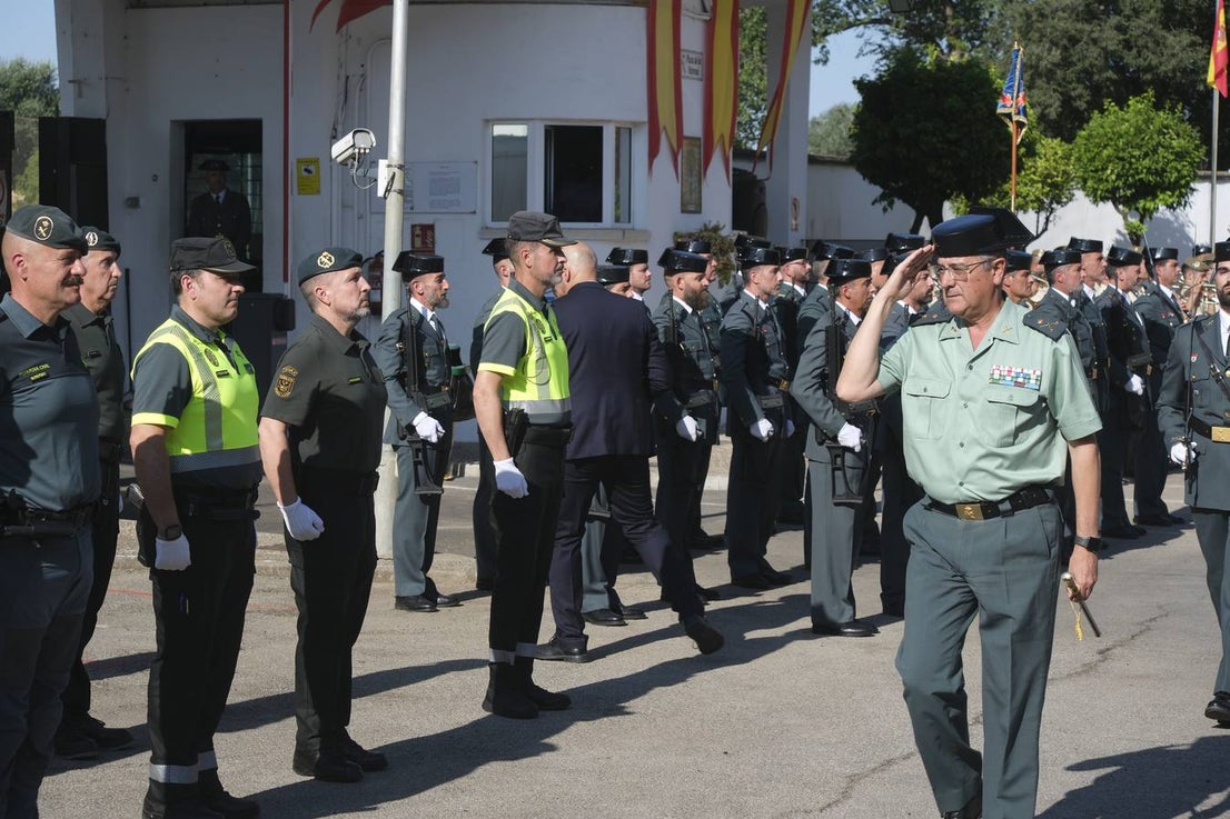 En imágenes, toma de posesión del nuevo coronel jefe de la Guardia Civil