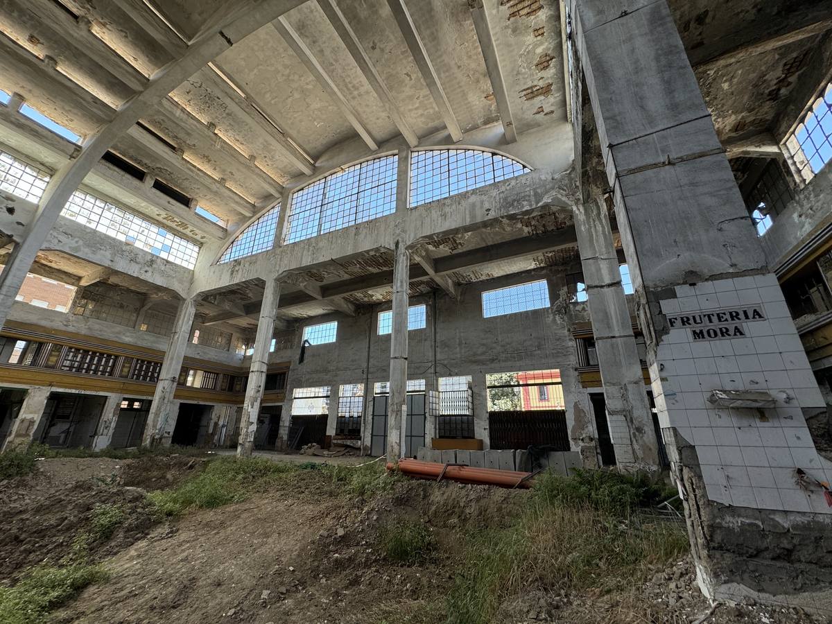 El edificio ofrece un estado de abandono y ruina que dista mucho de lo que fue en su día