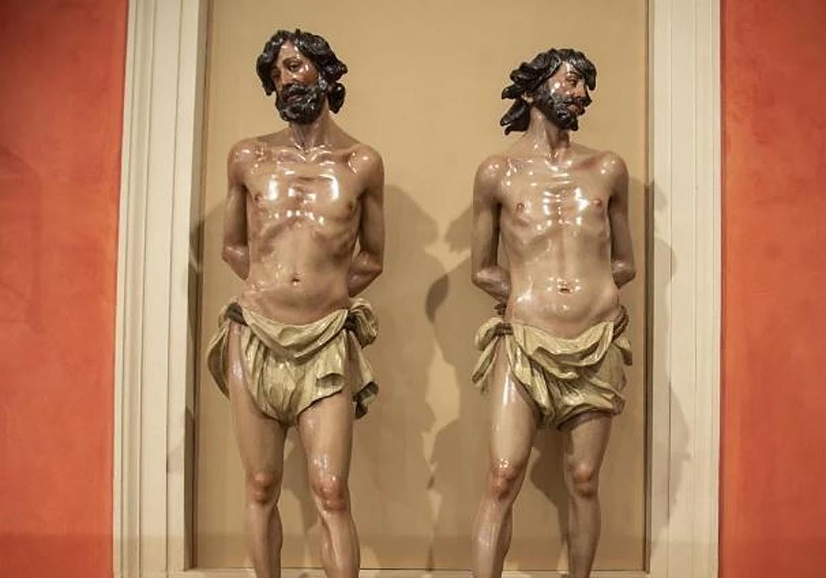 Los ladrones del misterio de La Exaltación, obra de La Roldana