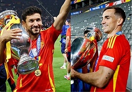 Homenaje en Los Palacios a Jesús Navas y Fabián Ruiz tras su éxito en la Eurocopa