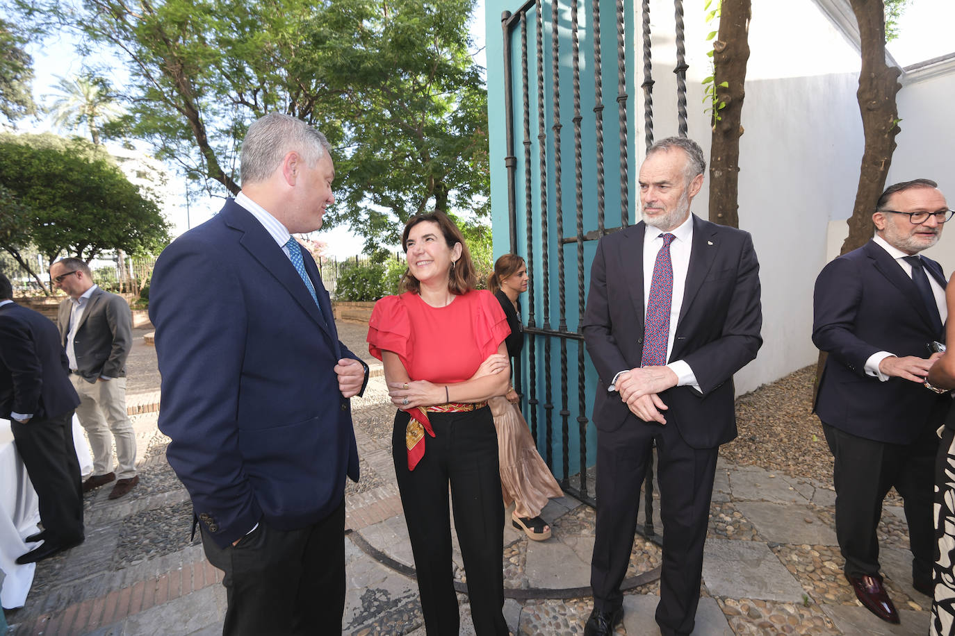 Alberto García Reyes, Rocío Blanco y Carlos Ortiz