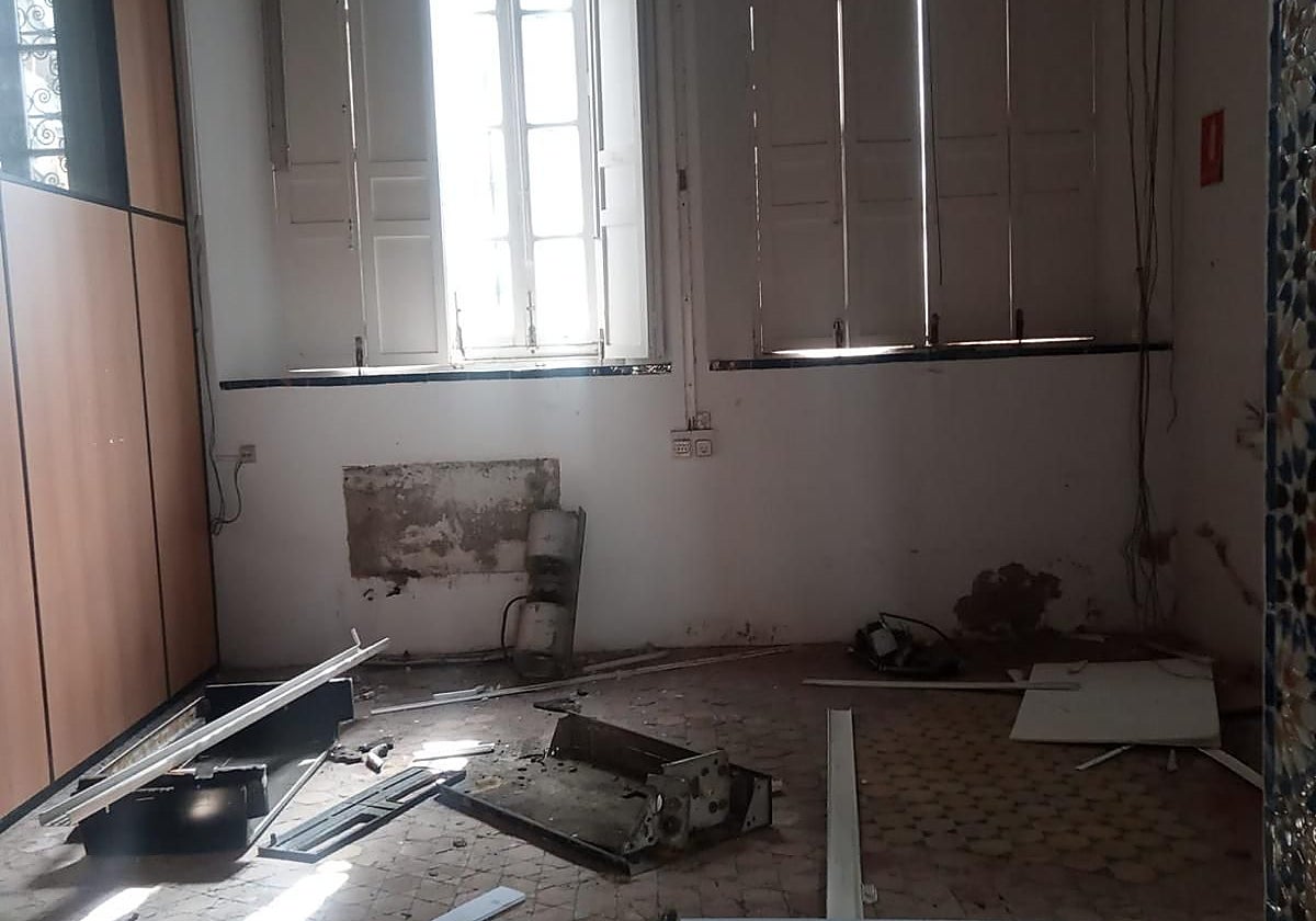 En imágenes, el estado en el que ha quedado el Pabellón de Marruecos de la Exposición del 29