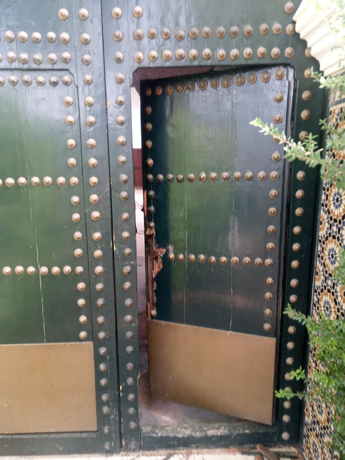 En imágenes, el estado en el que ha quedado el Pabellón de Marruecos de la Exposición del 29