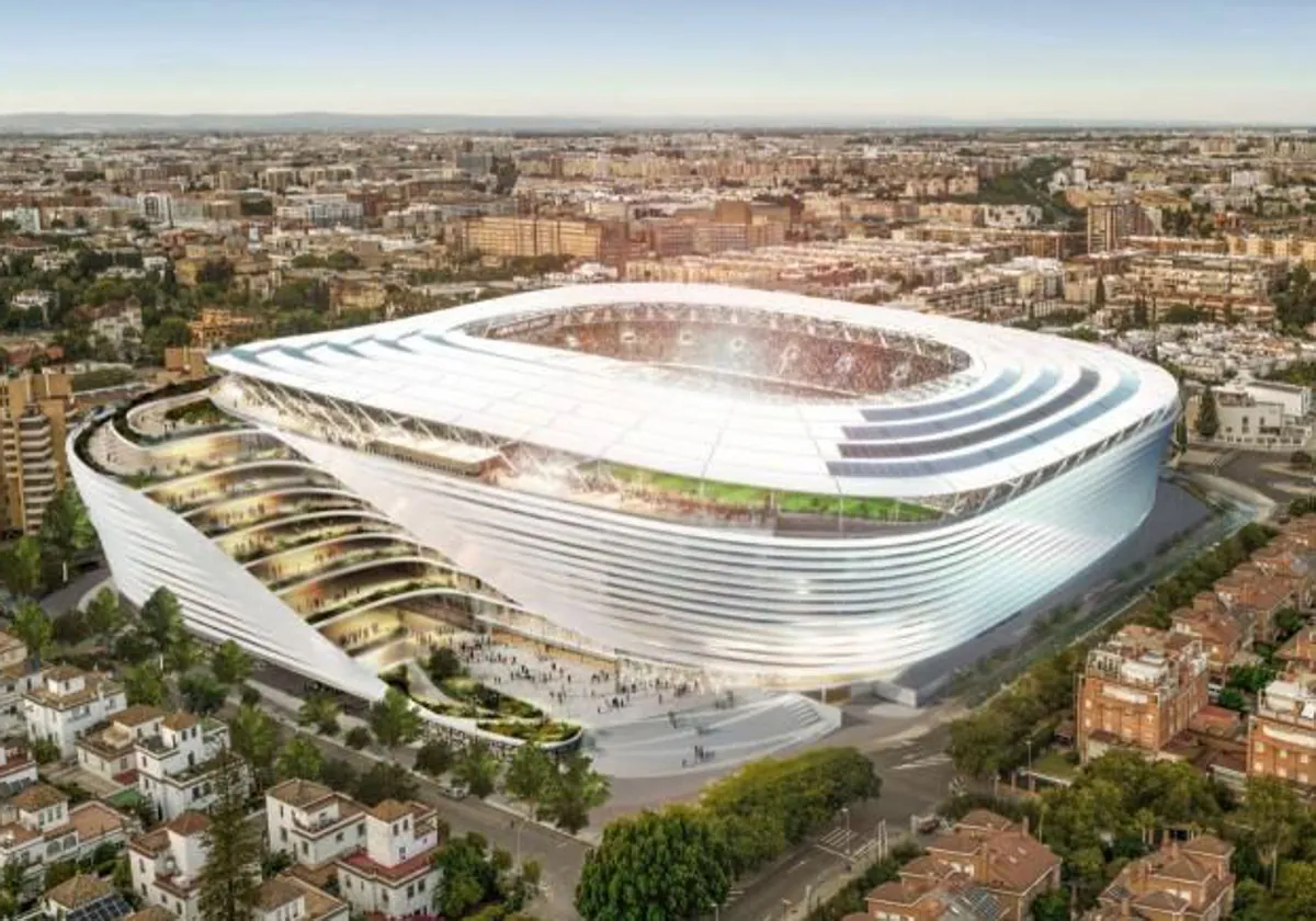 Recreación del proyecto del nuevo estadio Benito Villamarín