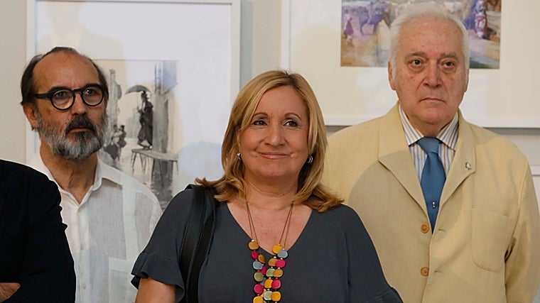 Nicolás Luca de Tena, Consolación Vera y Juan Miguel González