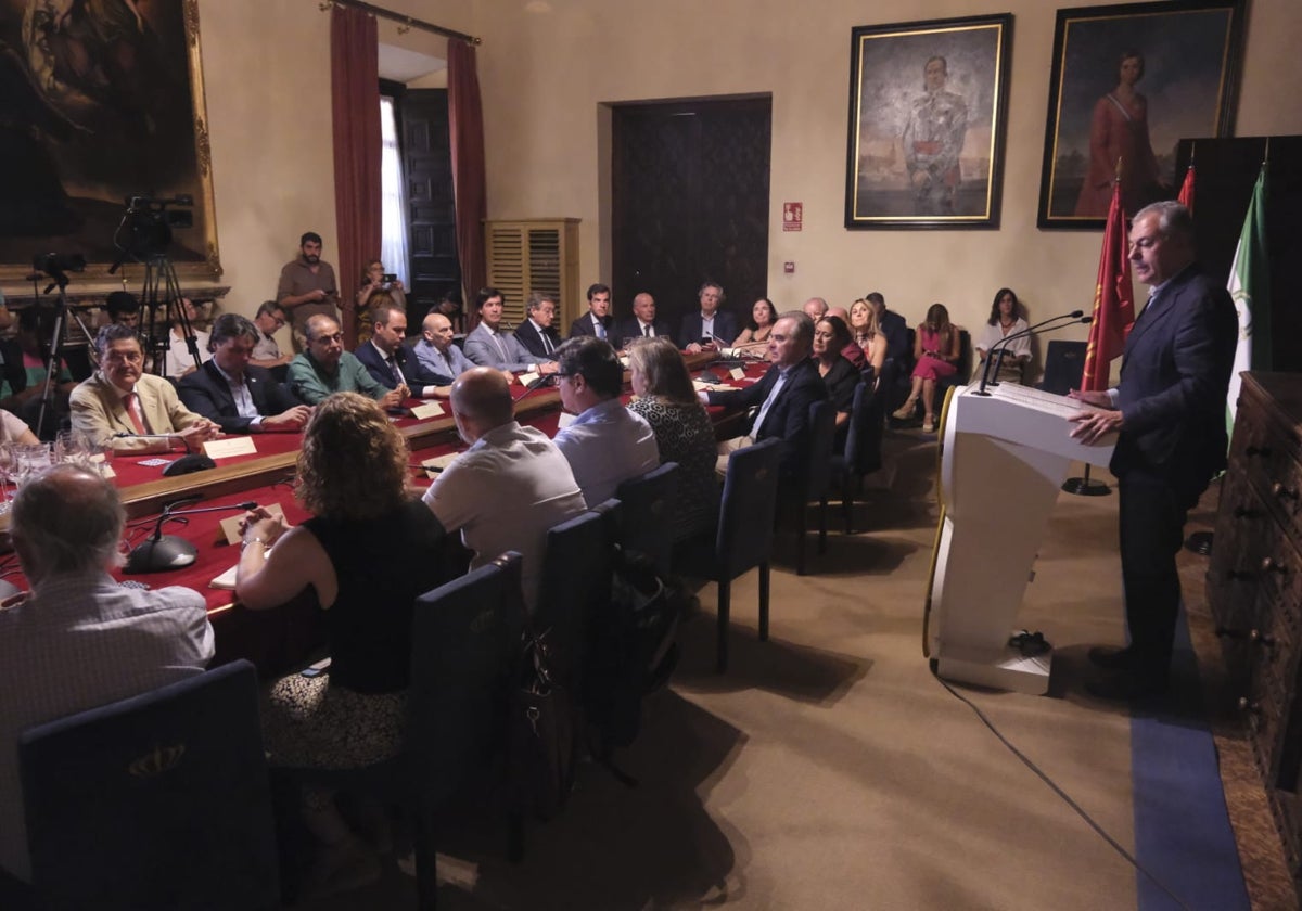 José Luis Sanz ha comparecido este lunes ante la Comisión de Sevilla 2029