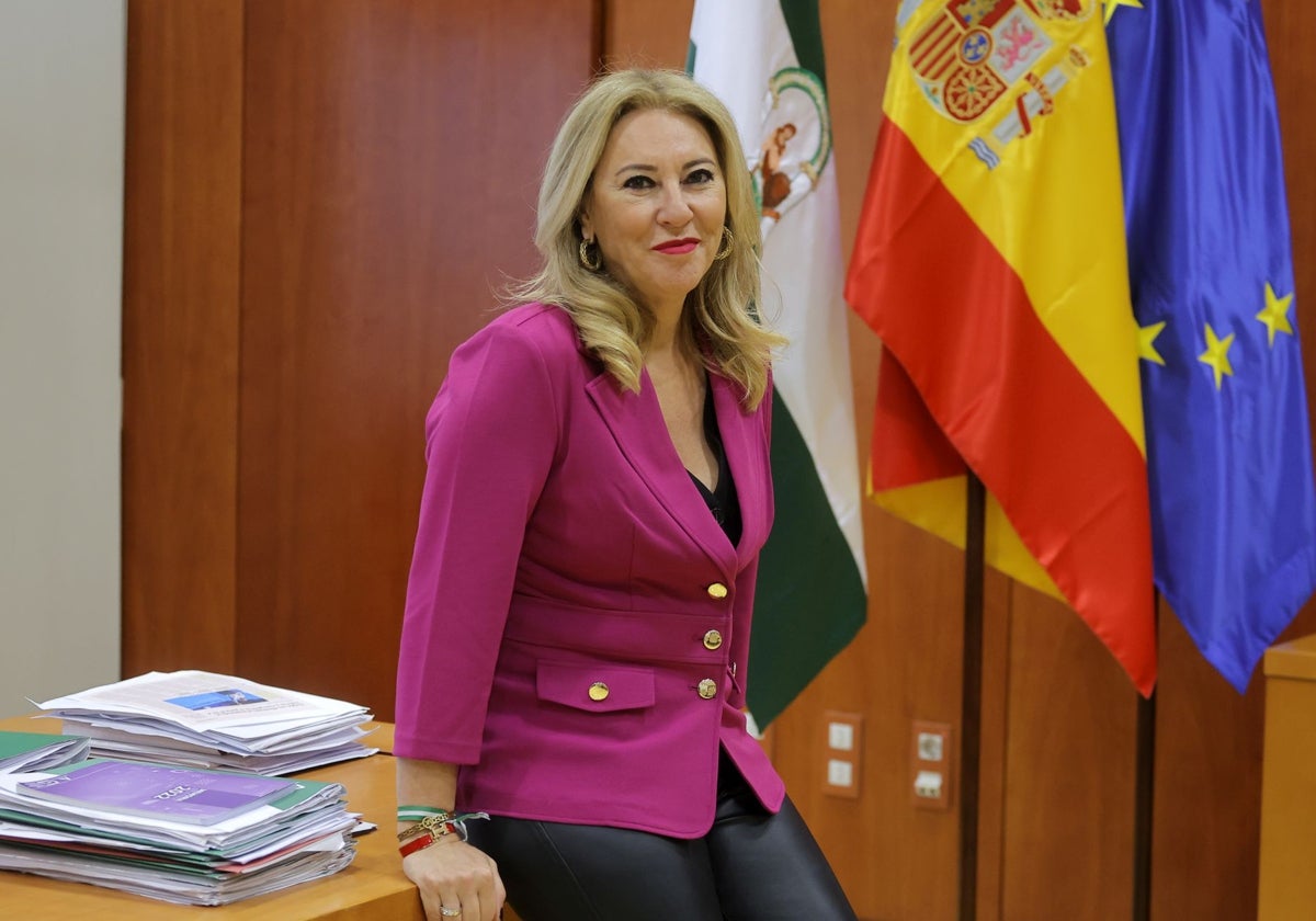 Carolina España, consejera de Economía, Hacienda y Fondos Europeos de la Junta de Andalucía