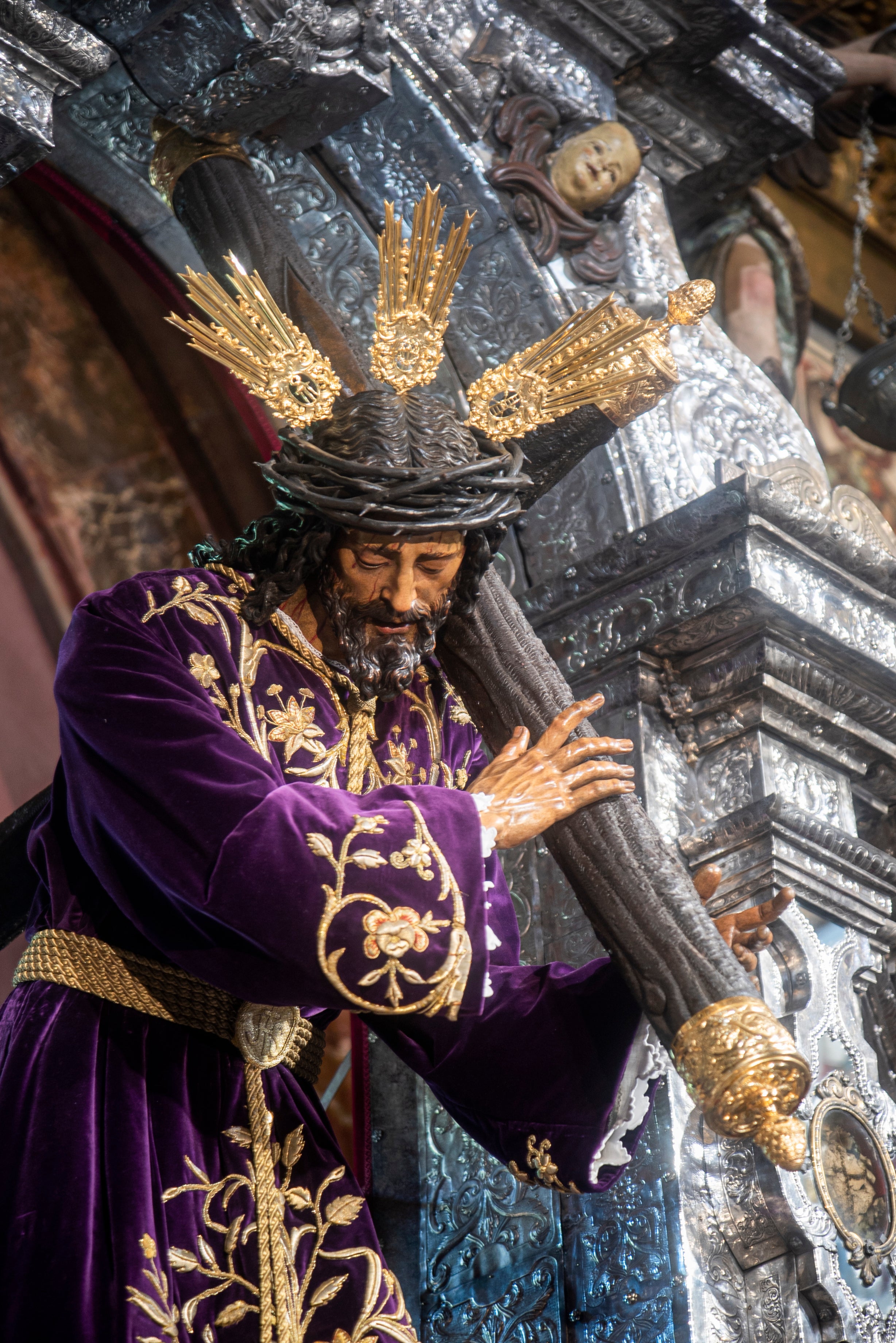 El Señor de Pasión en la capilla sacramental