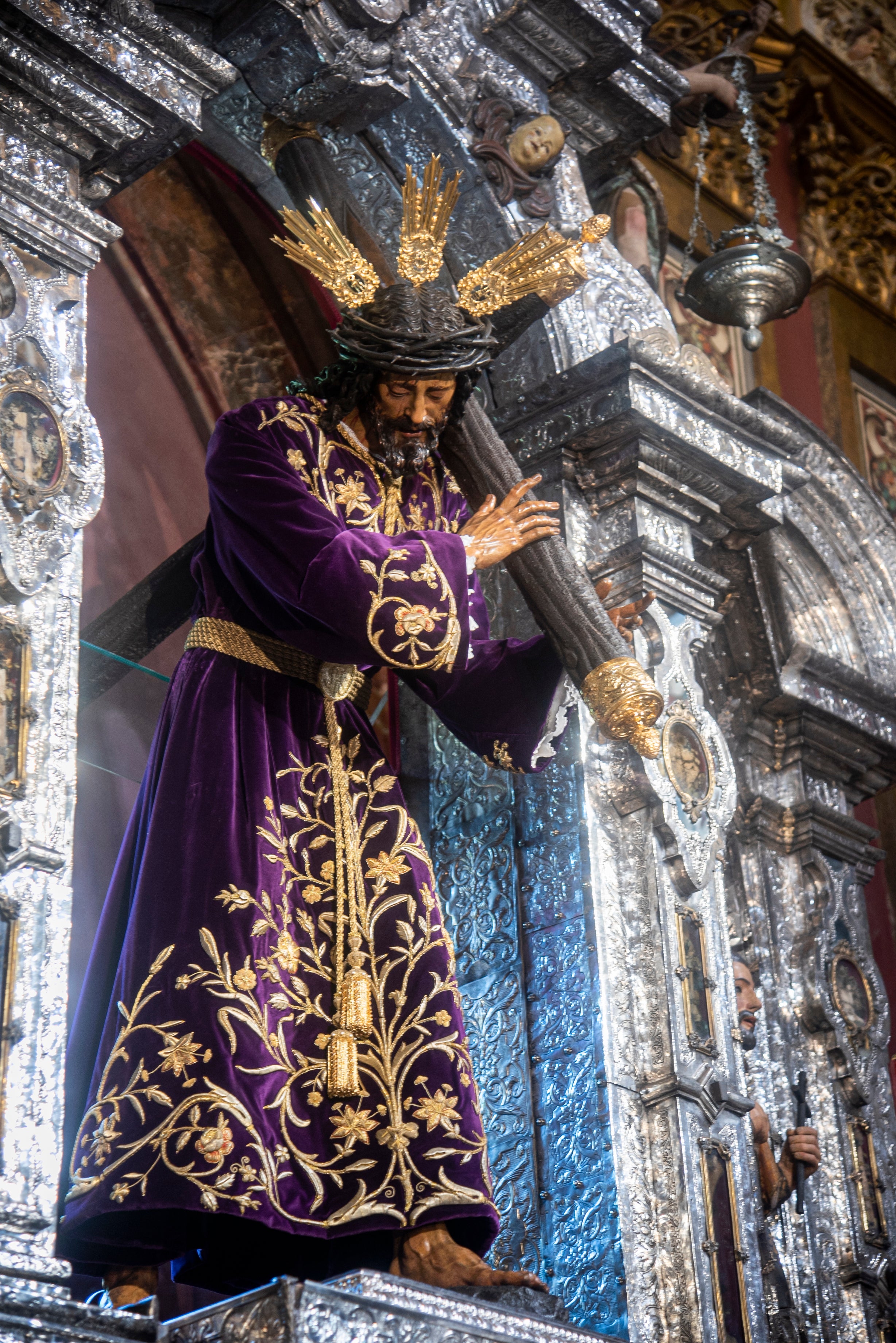 El Señor de Pasión en la capilla sacramental