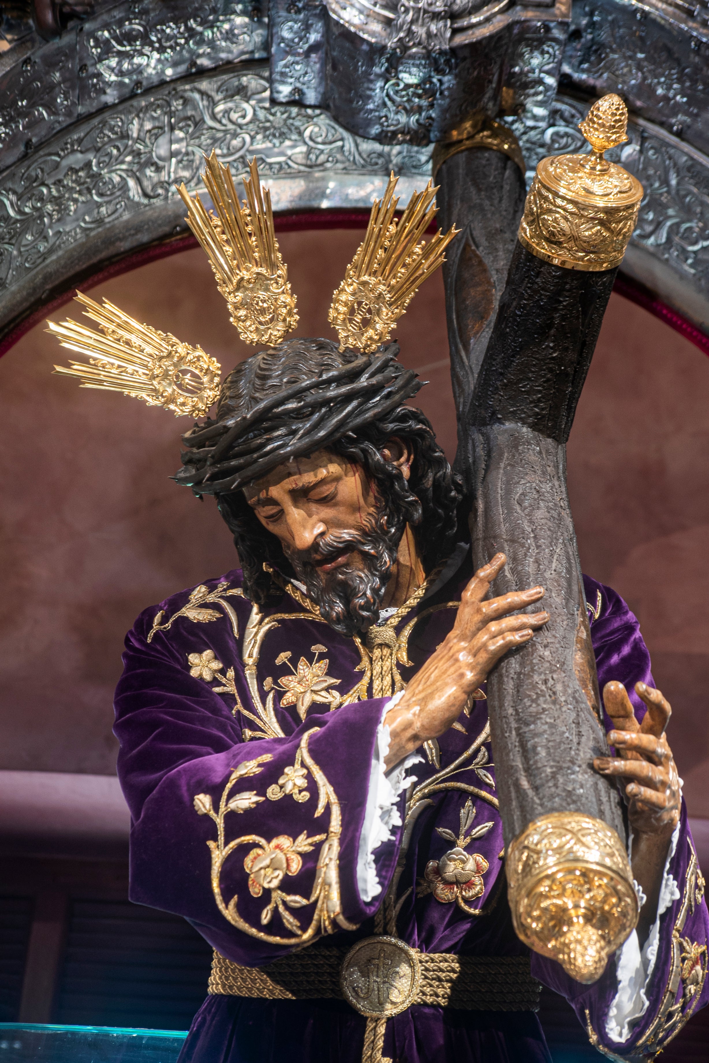 El Señor de Pasión en la capilla sacramental