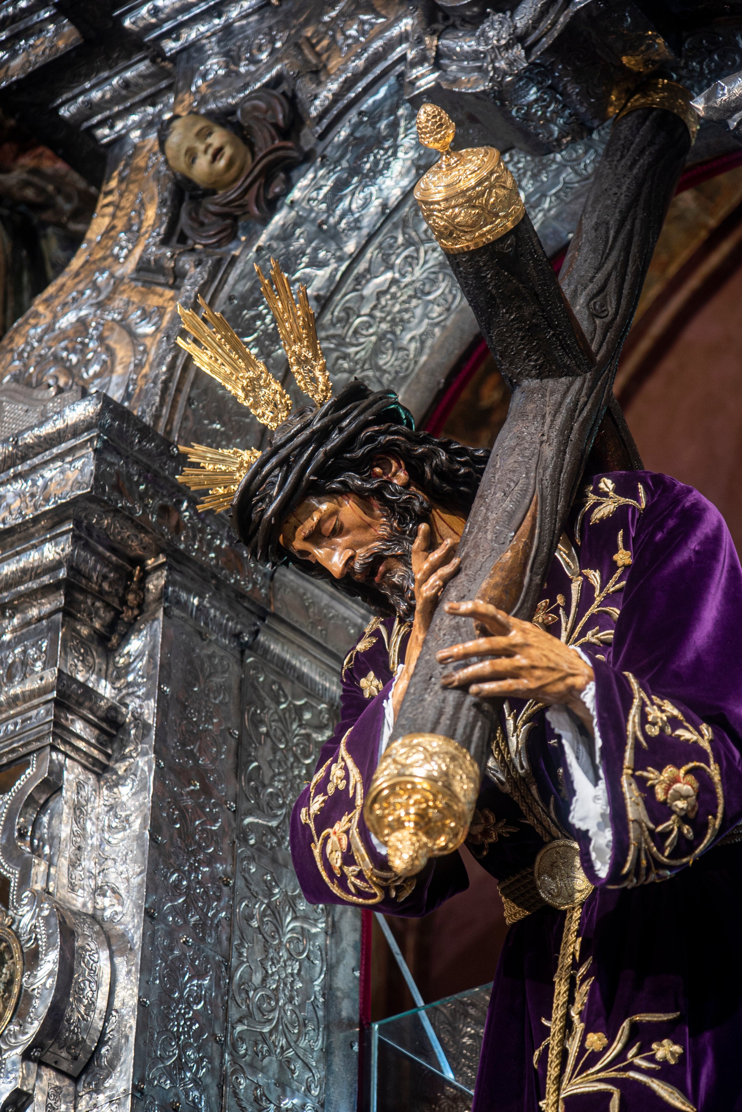 El Señor de Pasión en la capilla sacramental