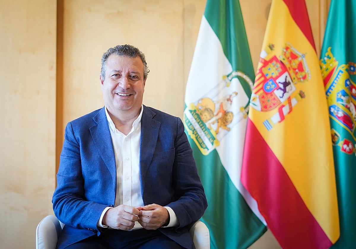 El presidente de la Diputación de Sevilla, Javier Fernández