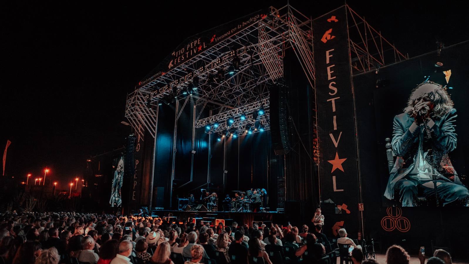 Concierto de José Mercé en el Tío Pepe Festival de Jerez