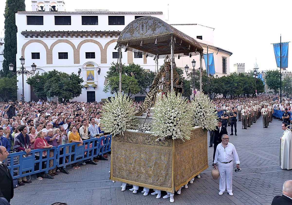 Horario e Itinerario Procesión Virgen de los Reyes, Patrona de Sevilla, 2025