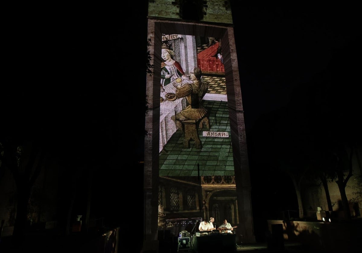 Concierto videomapping en la Torre de don Fadrique