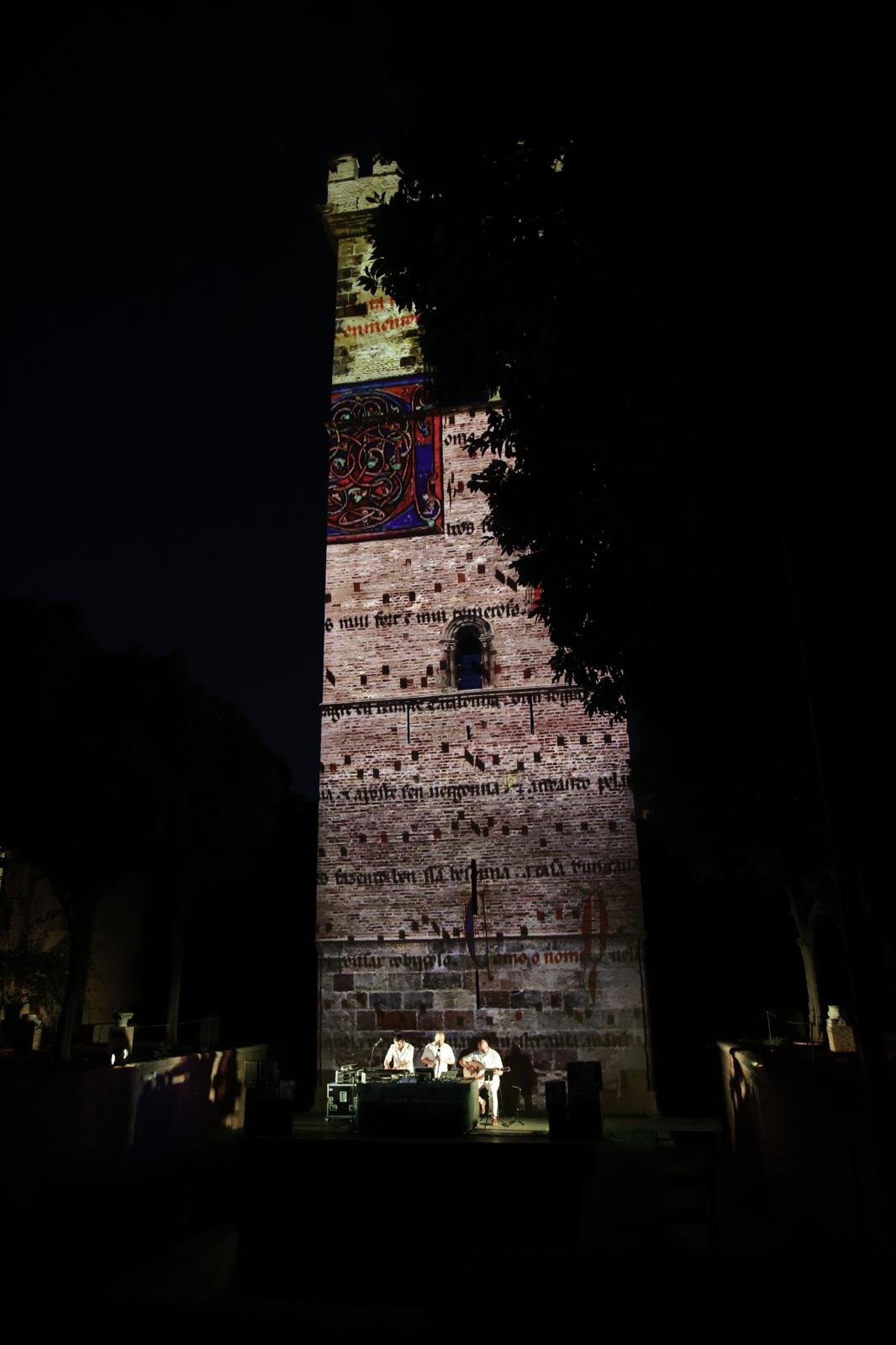 Concierto videomapping en la Torre de don Fadrique