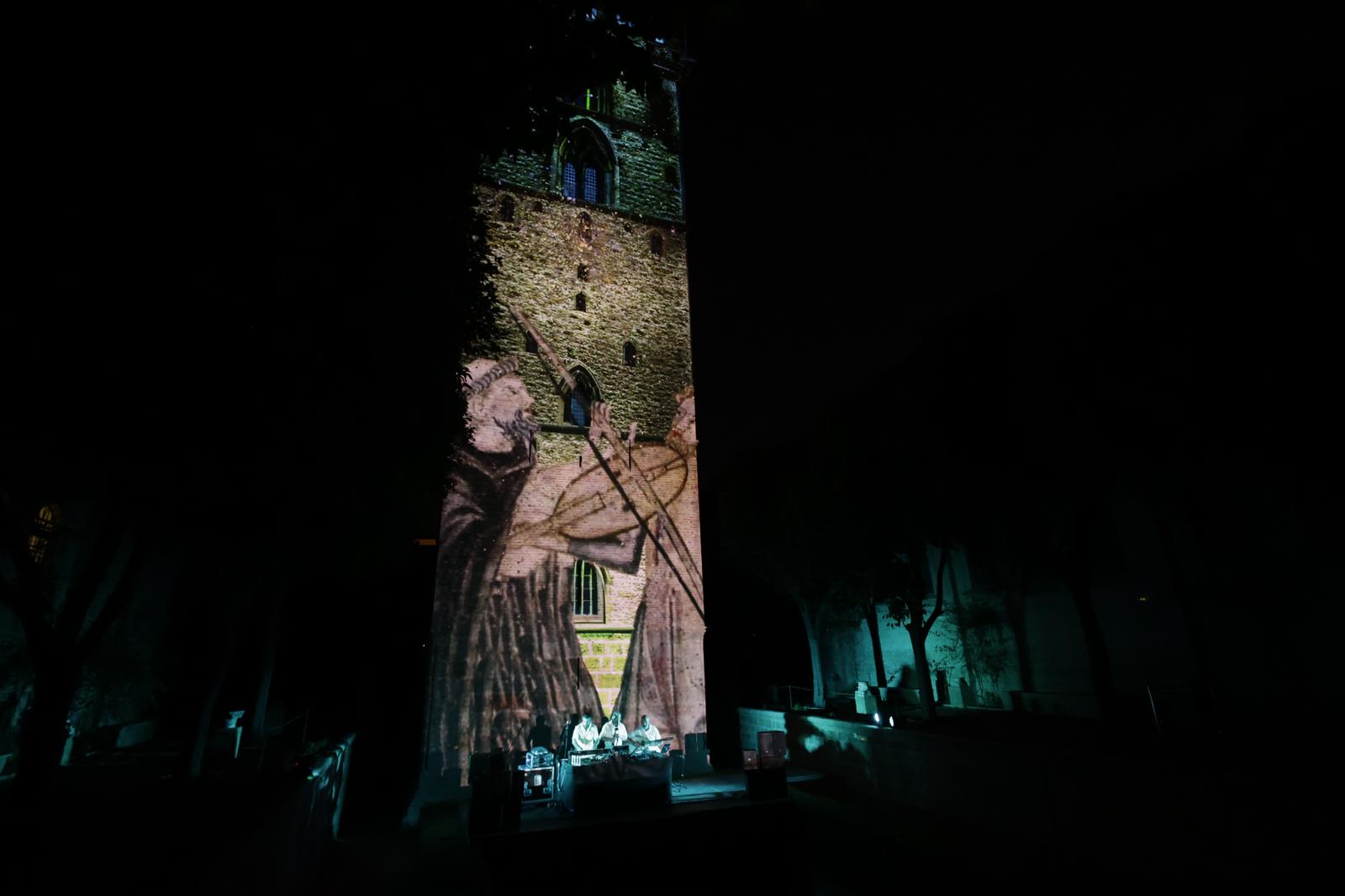 Concierto videomapping en la Torre de don Fadrique