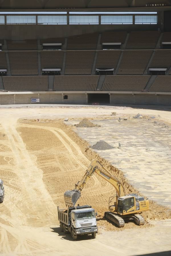 Estado de las obras del estadio de la Cartuja de Sevilla