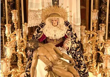 La Piedad del Baratillo, preparada para ser trasladada a la Catedral